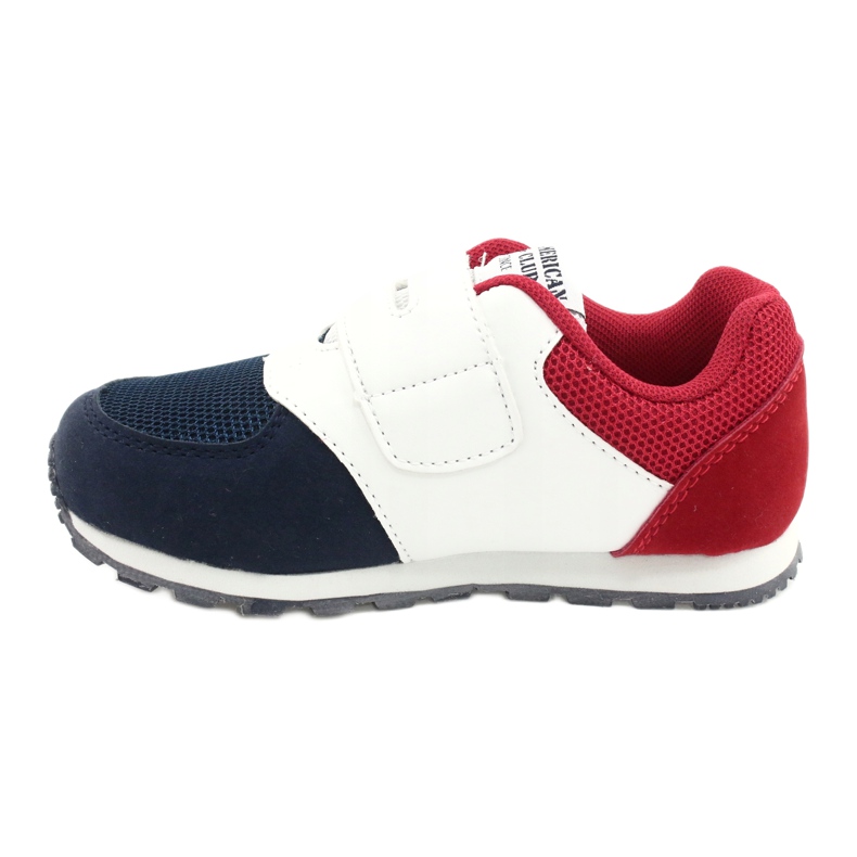 American Club Dětská sportovní bota Kožená insert BS01 BS02 Navy bílý 1
