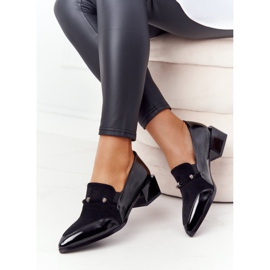Elegantní lodičky na vysokých podpatcích S.Barski Premium Black černý 1