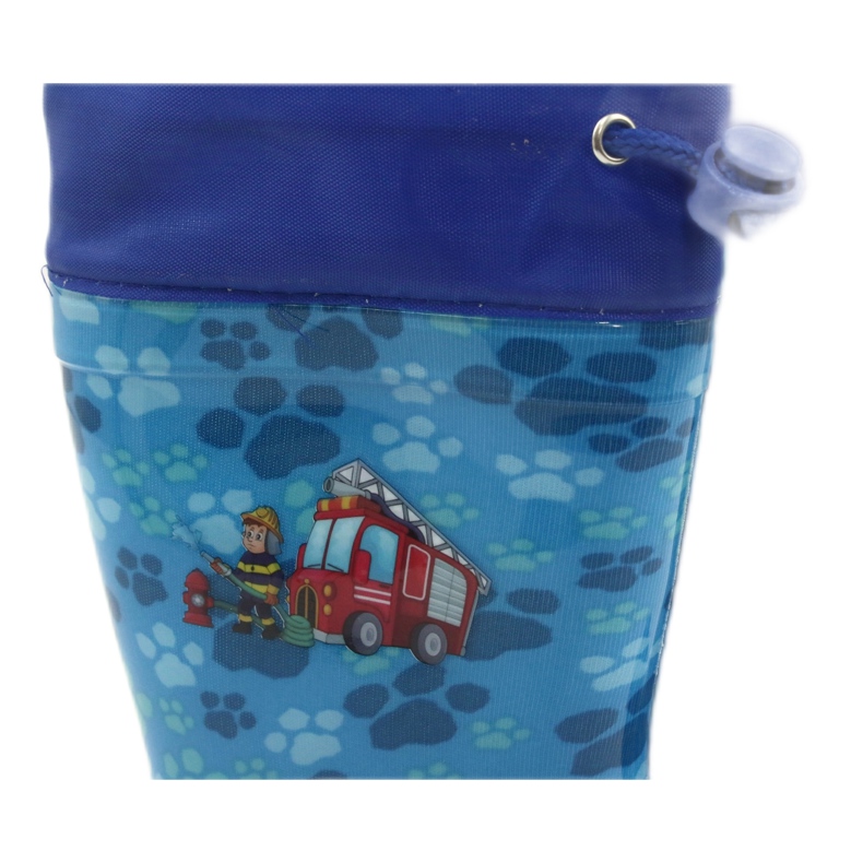 American Club Americký modrý hasič Galoshes KAL04 červené 5