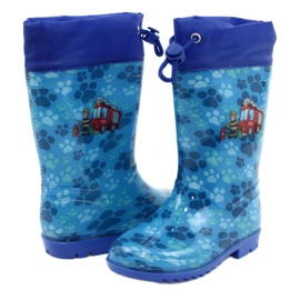 American Club Americký modrý hasič Galoshes KAL04 červený 2