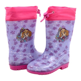 American Club American Lavender Wellies SKYE KAL04 fialová růžový 2