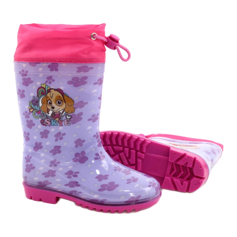 American Club American Lavender Wellies SKYE KAL04 fialový růžový 4