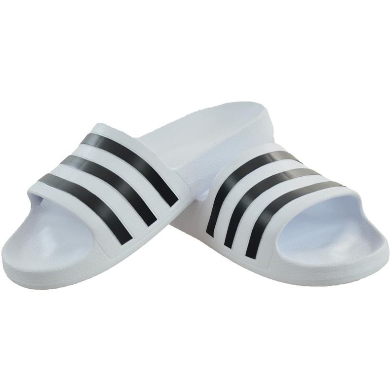 Bílé pantofle Adidas Adilette Aqua F35539 ['bílý černý'] bílý 1