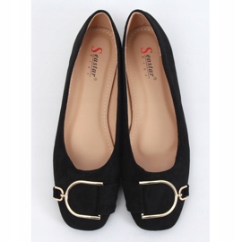 Elegantní černé dámské balerínky LK47P Black černá 1 Elegantní černé dámské balerínky LK47P Black černá 1