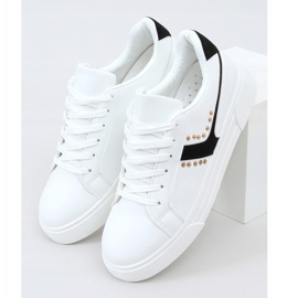 Bílé dámské tenisky 1063 Black bílý černá 1