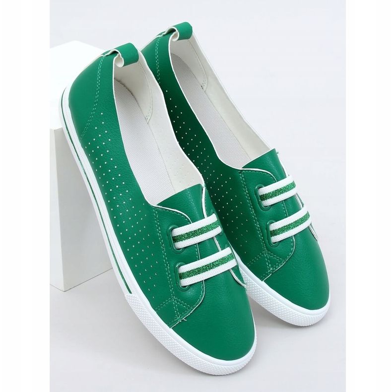 Zelené dámské tenisky 6283 Green zelený 1