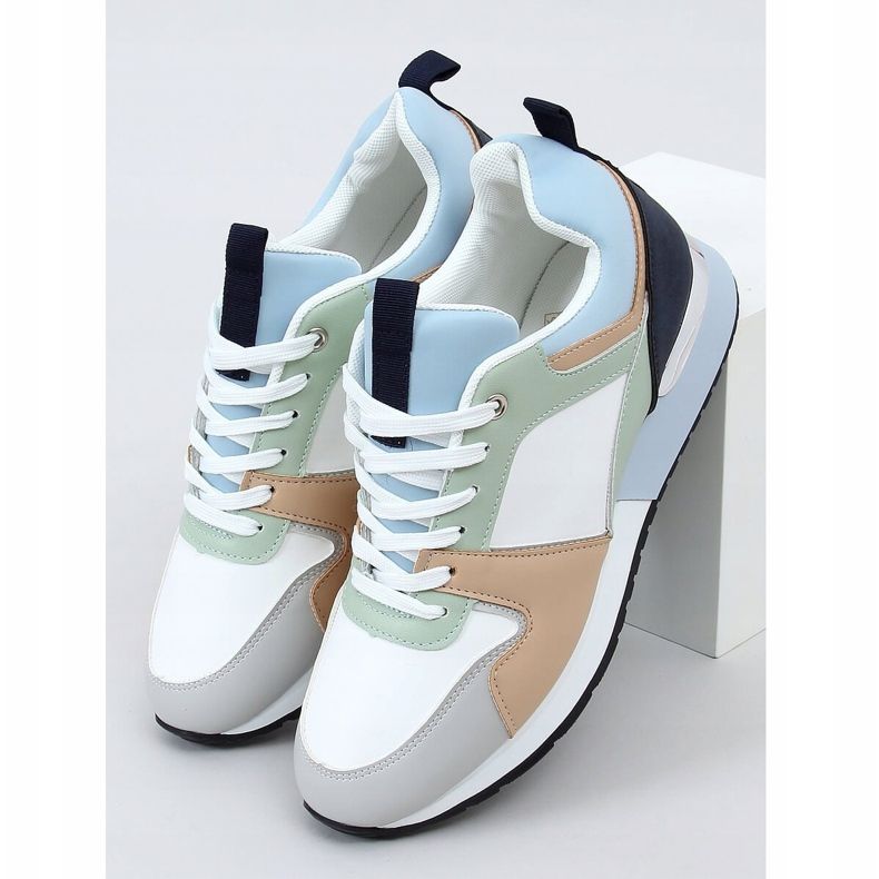 Vícebarevná sportovní obuv B0-671 modrá vícebarevný 1