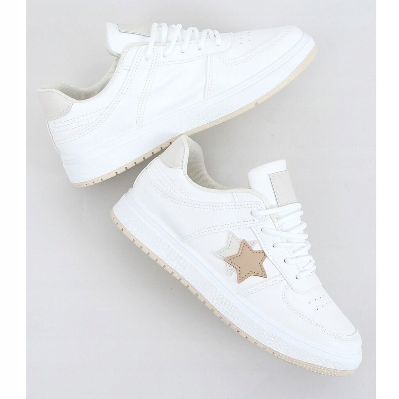 Dámské ecru tenisky BL229P Béžová béžový 1