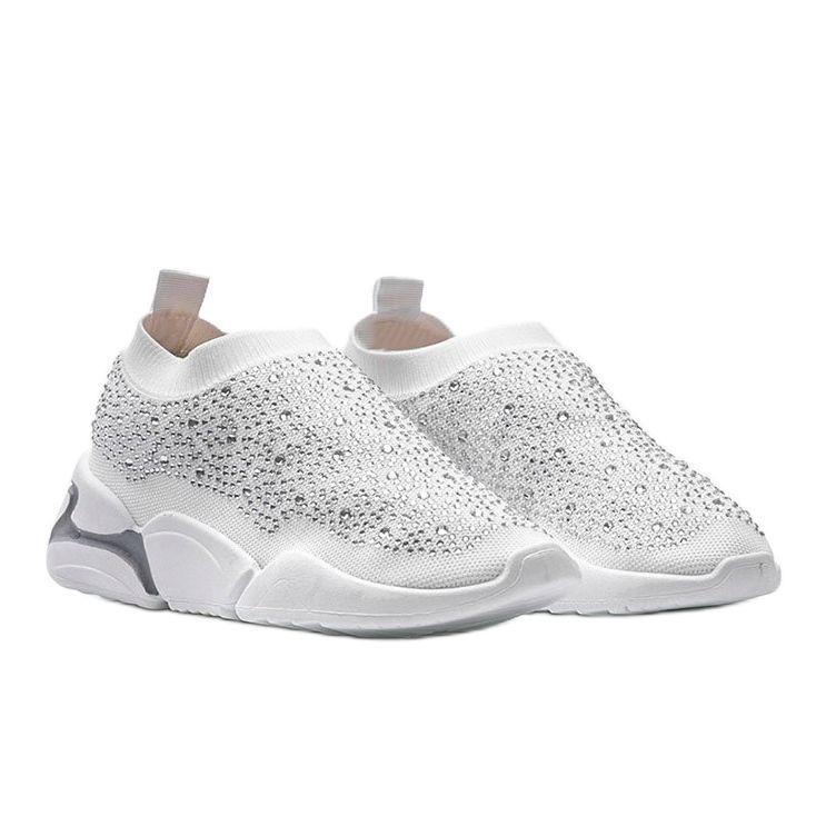 Bílé nazouvací sportovní boty Eva bílý 1