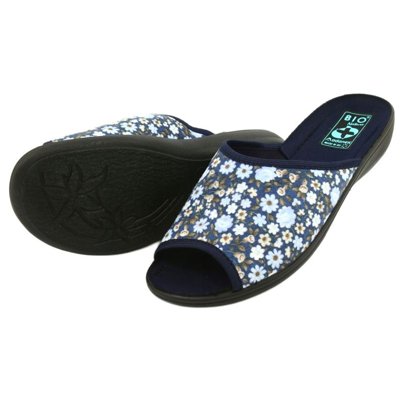 Pantofle na květiny Adanex Tęg. G1 / 2 18760 námořnická modrá modrý 2 Pantofle na květiny Adanex Tęg. G1 / 2 18760 námořnická modrá modrý 2