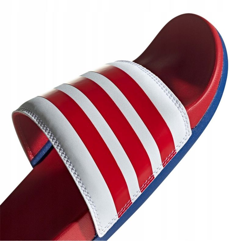 Pantofle Adidas Adilette Comfort M EG1853 bílý červené 2 Pantofle Adidas Adilette Comfort M EG1853 bílý červené 2