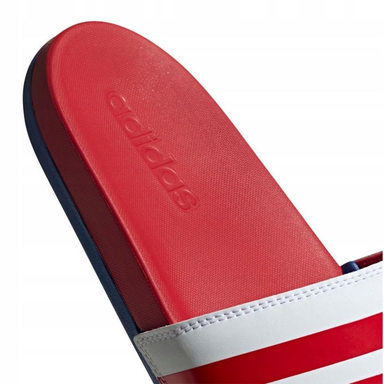 Pantofle Adidas Adilette Comfort M EG1853 bílý červený 4