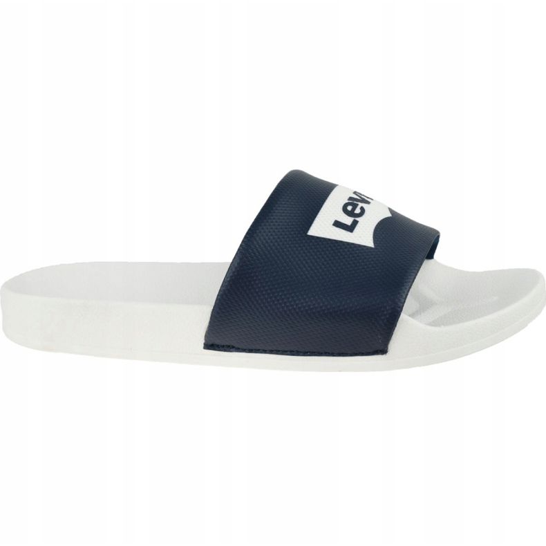 Levi's Batwing Slide Sandal 228998-756-51 bílý námořnická modrá 2