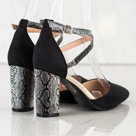 S. BARSKI Stylová čerpadla na pilíři černý 2