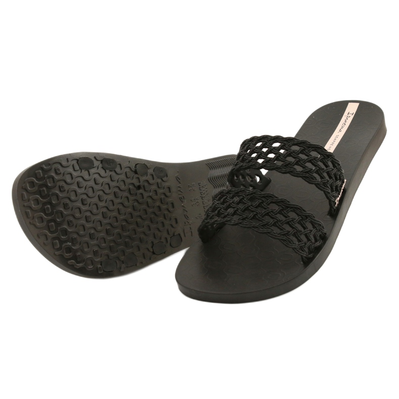 Ipanema Renda Fem 26506 Černé pantofle černý 3