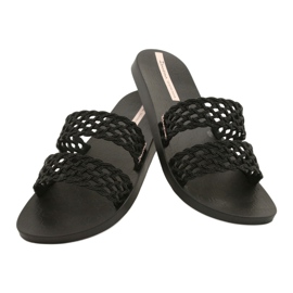 Ipanema Renda Fem 26506 Černé pantofle černý 4
