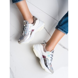 SHELOVET Sportovní módní barevné tenisky vícebarevný 2