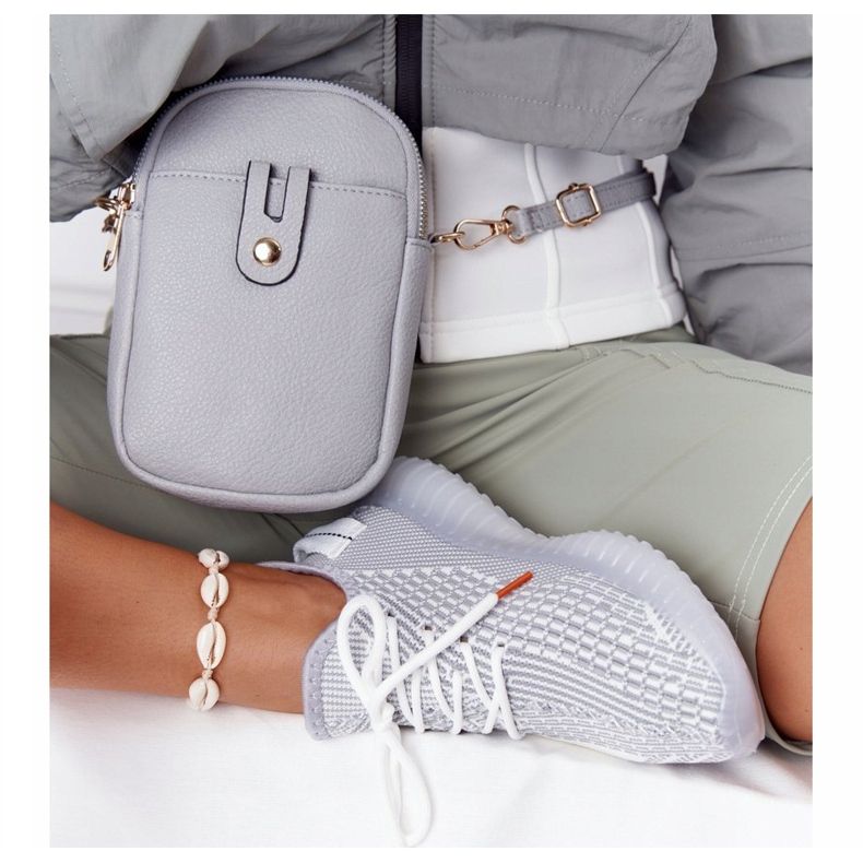 Dámské sportovní boty na gelové podrážce šedé Freestyler bílý šedá 1