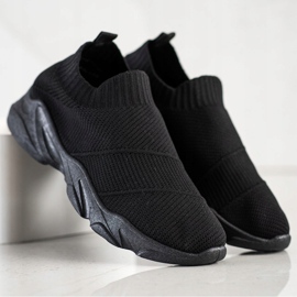 SHELOVET Pohodlné nazouvací boty černá 1 SHELOVET Pohodlné nazouvací boty černá 1