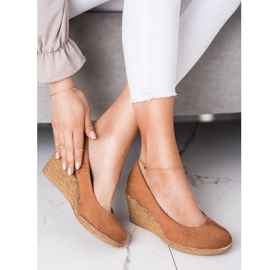 Semišové lodičky VINCEZA hnědý 1