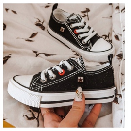 Dětské klasické nízké tenisky Big Star HH374090 černé ['černá'] černá 2