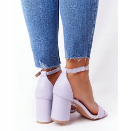 PS1 Sandály na vysokých podpatcích Violet Born This Way fialový 2 PS1 Sandály na vysokých podpatcích Violet Born This Way fialový 2