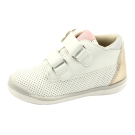 American Club Sportovní obuv se suchým zipem GC06 / 21 bílá a zlatá bílý 1