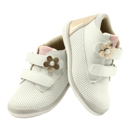 American Club Sportovní obuv se suchým zipem GC06 / 21 bílá a zlatá bílý 4 American Club Sportovní obuv se suchým zipem GC06 / 21 bílá a zlatá bílý 4