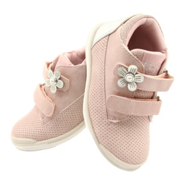 American Club Sportovní obuv se suchým zipem GC06 / 21 růžovo-stříbrná růžový stříbrný 4