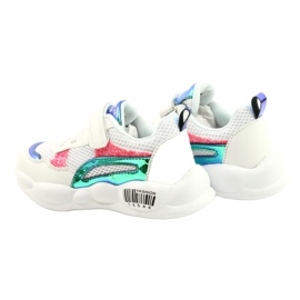 American Club Módní halografické sportovní boty ES23/21 White bílý 5