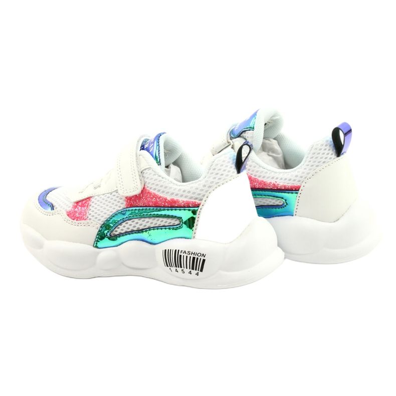 American Club Módní halografické sportovní boty ES23/21 White bílý 5