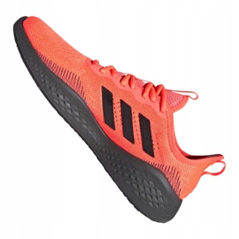 Běžecké boty adidas Fluidflow M EG3664 černá oranžový 2