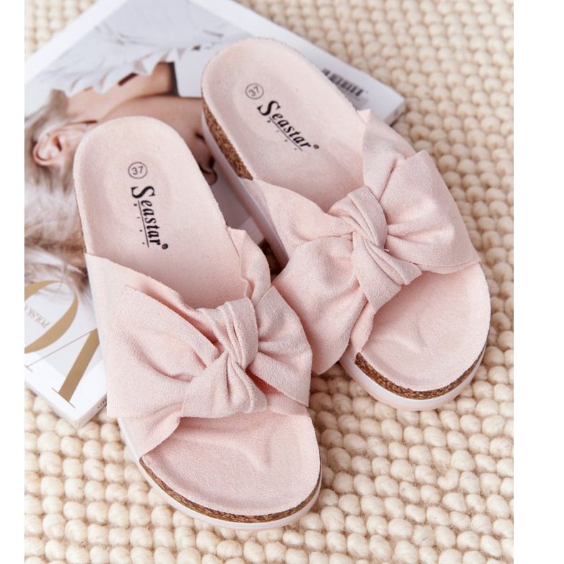 PS1 Papuče na béžové, tak pohodlné platformě béžový 1