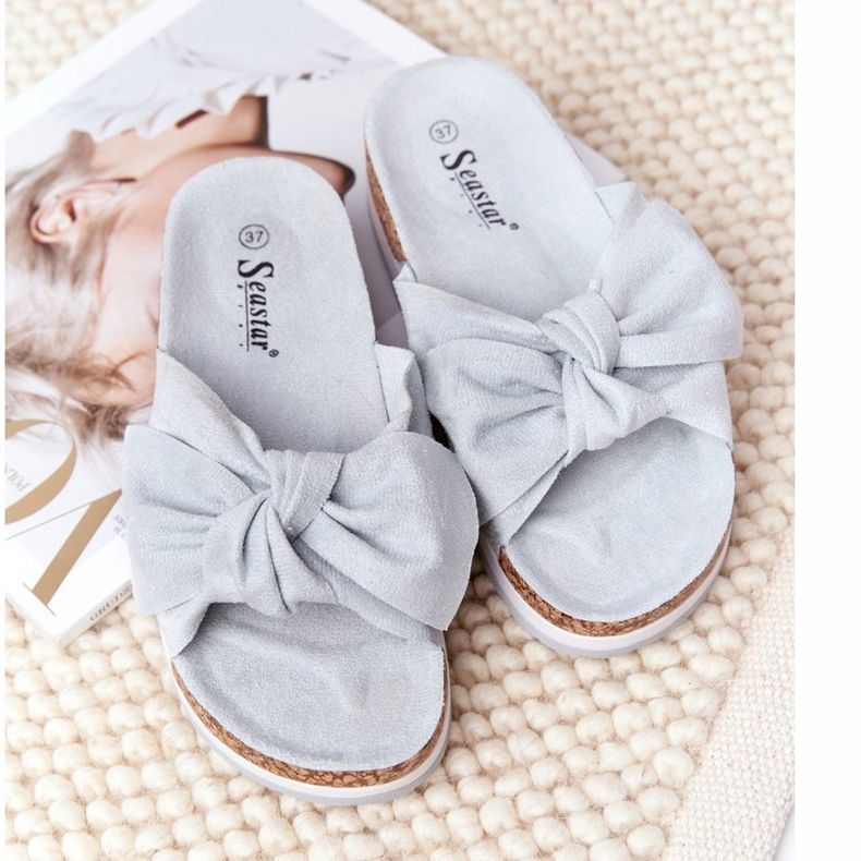 PS1 Papuče na tak pohodlné modré platformě modrý 1