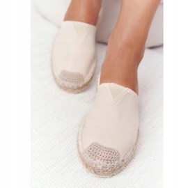 Espadrilky na pletené podrážce Big Star HH274501 béžová béžový 2