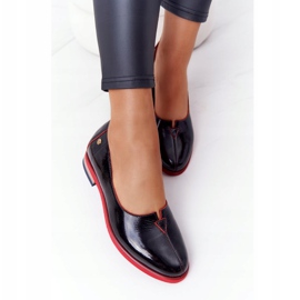 Lakované kožené boty Maciejka 05035-20 Black černá 2