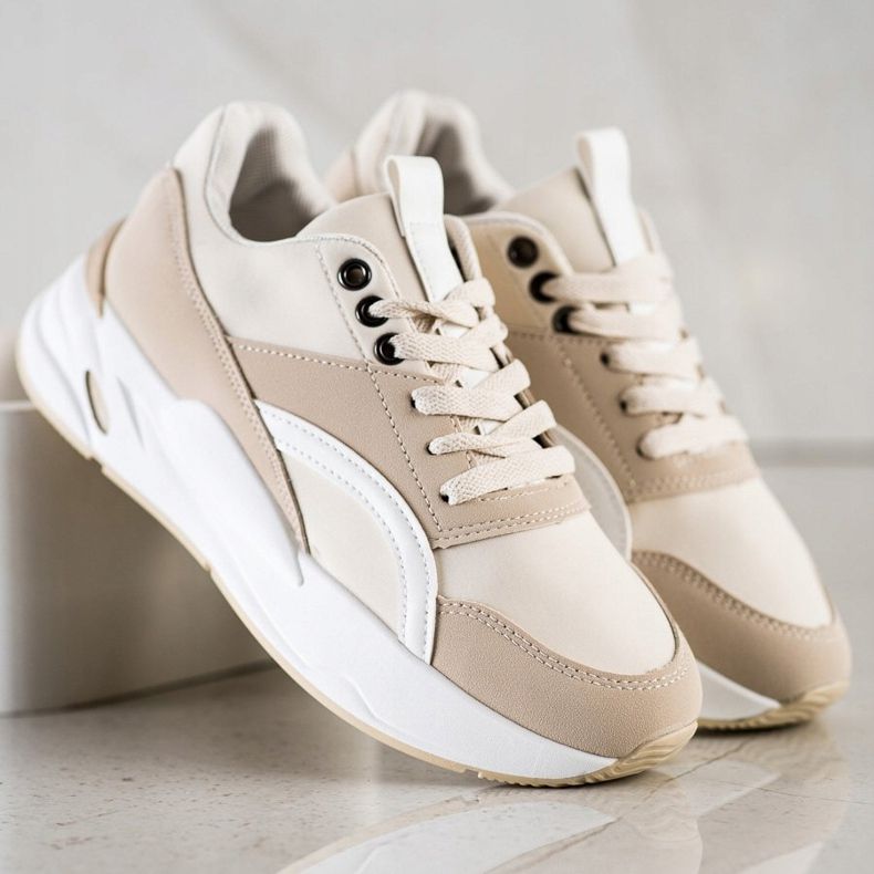 SHELOVET Sportovní obuv Bl213be béžový hnědý 1