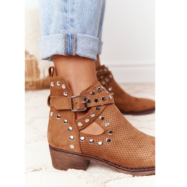 PS1 Prolamované boty s tryskami Camel Dakota hnědý 2