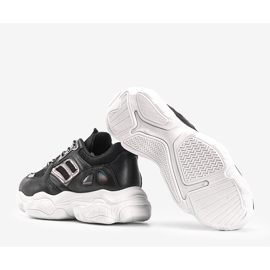 Černé tenisky se silnou podrážkou Annette černý 2