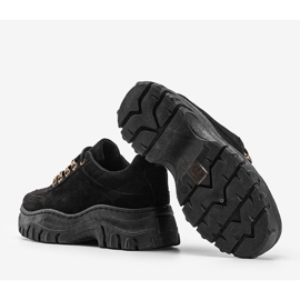 Černé tenisky se silnou podrážkou Cecilia černý 1