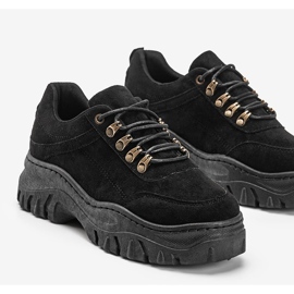 Černé tenisky se silnou podrážkou Cecilia černý 2