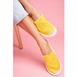 PS1 Dámské espadrilky ve žluté barvě žluť 2