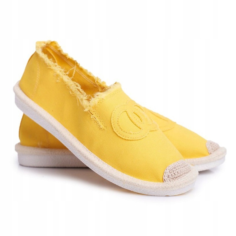 PS1 Dámské espadrilky ve žluté barvě žluť 4