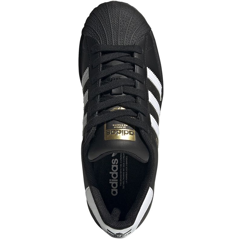 Dětské boty Adidas Superstar J černé EF5398 černý 1