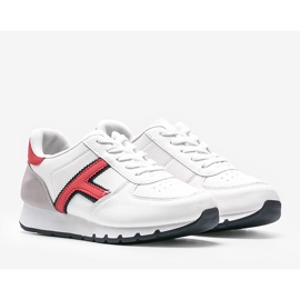 Bílé, ležérní dámské sportovní boty Lizabeth bílý 1