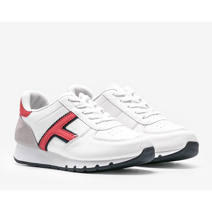 Bílé, ležérní dámské sportovní boty Lizabeth bílý 1