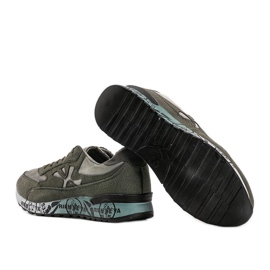 Pánské tenisky Omarion khaki vícebarevný zelená 1 Pánské tenisky Omarion khaki vícebarevný zelená 1