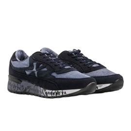 Tmavě modré pánské tenisky Omarion námořnická modrá vícebarevný 1