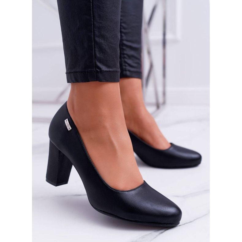 Dámské lodičky Sergio Leone PB130 Black Amber černý 2