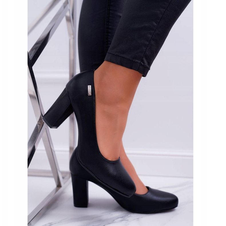 Dámské lodičky Sergio Leone PB130 Black Amber černý 1